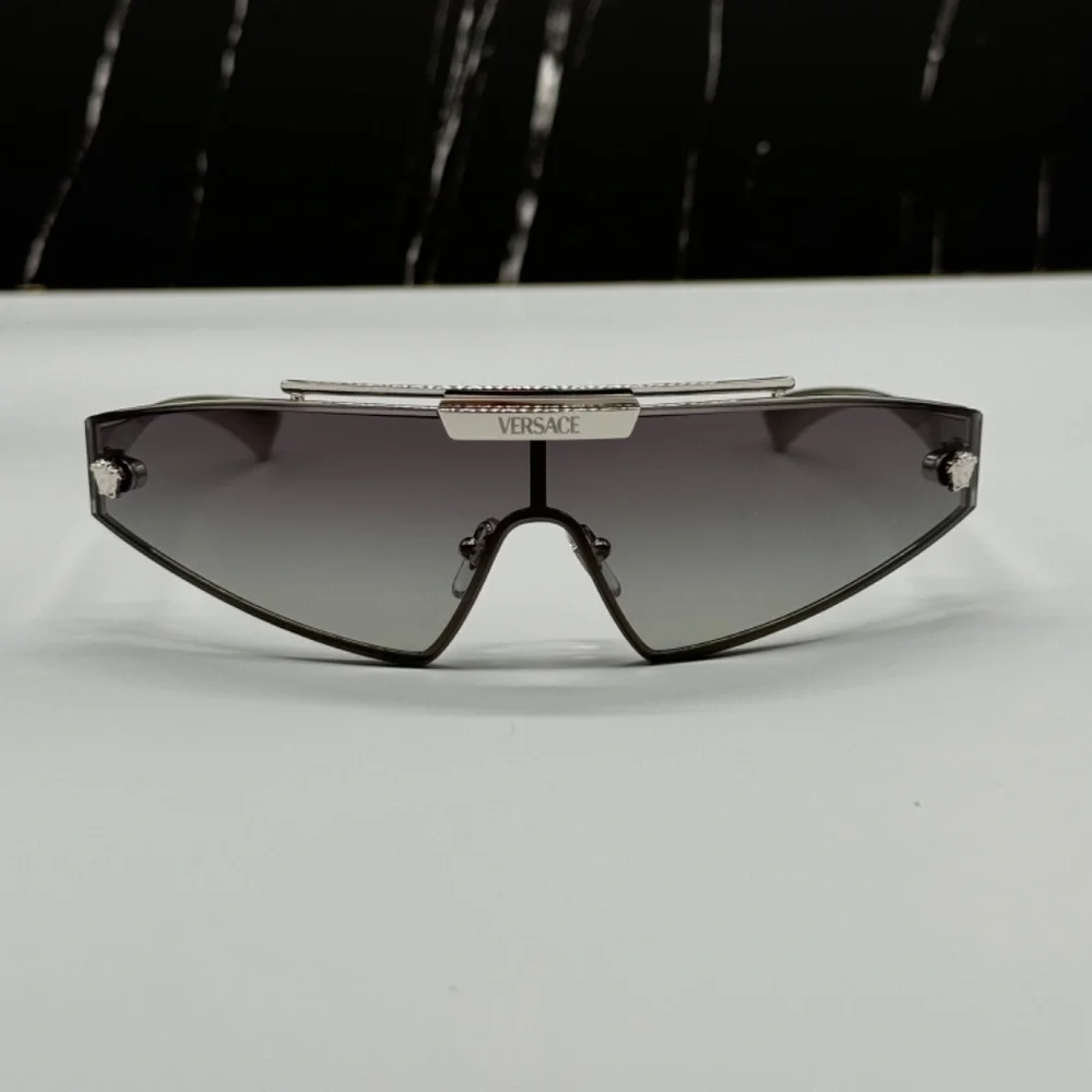 NEW VE2265 100011 VERSACE MOD 2265 1000/11 SILVER VE2265 1000/11 SUNGLASSES